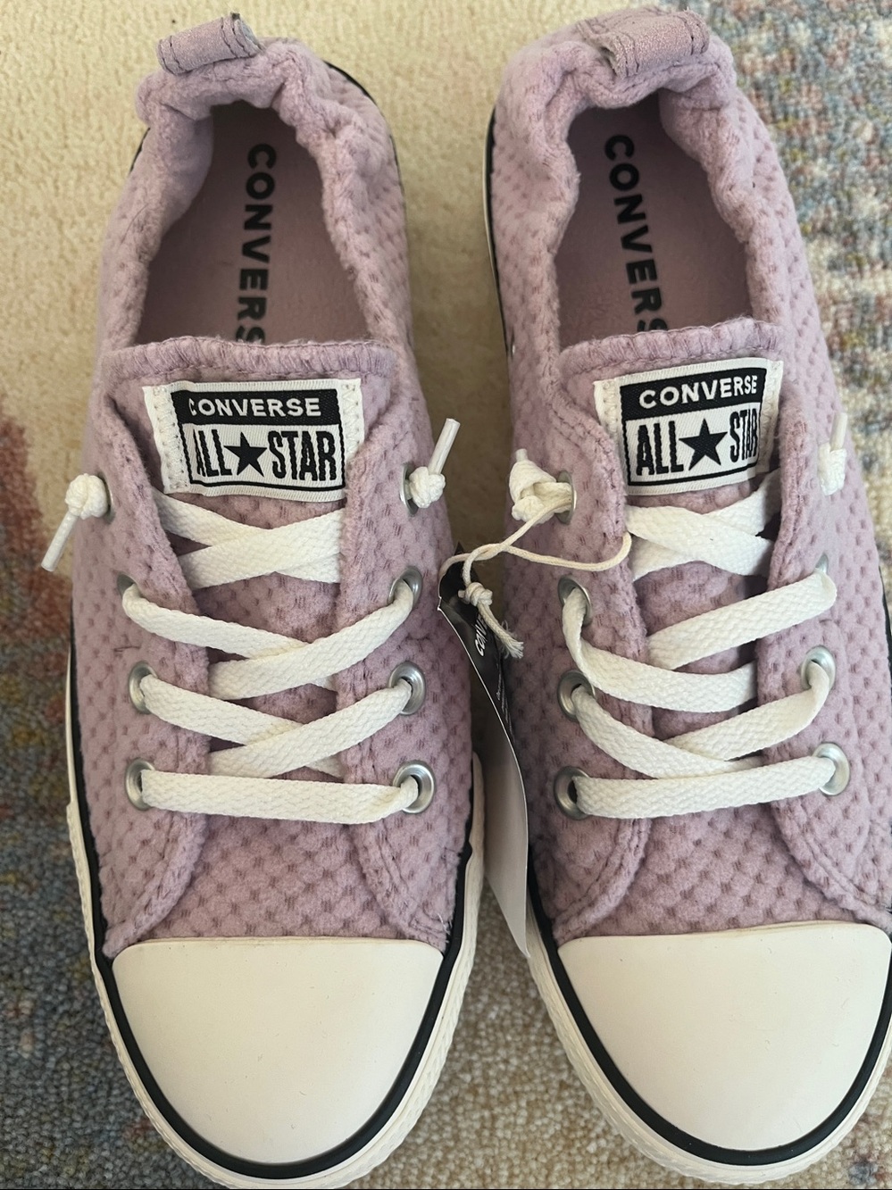 Converse All Star Chucks Shoreline Plush Knit Sneaker Phantom Violet, Wms 10 - Picture 4 of 7